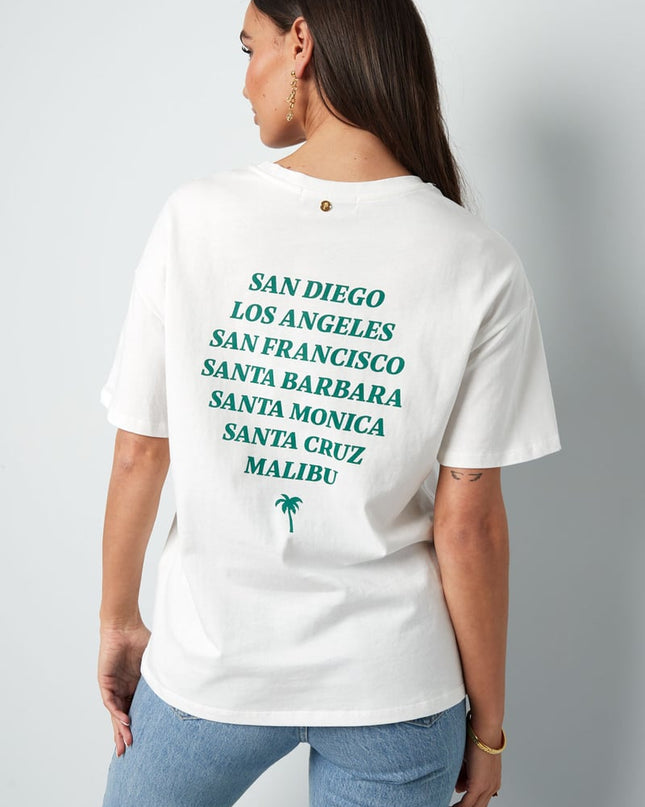 California T-shirt - white