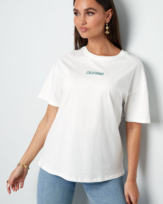 California T-shirt - white