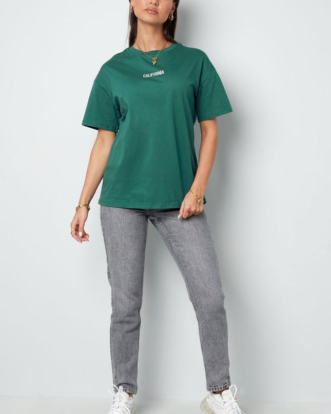 California T-shirt - white