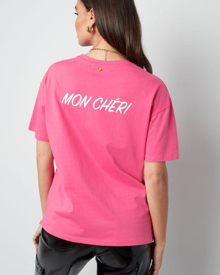 T-shirt mon cheri - white