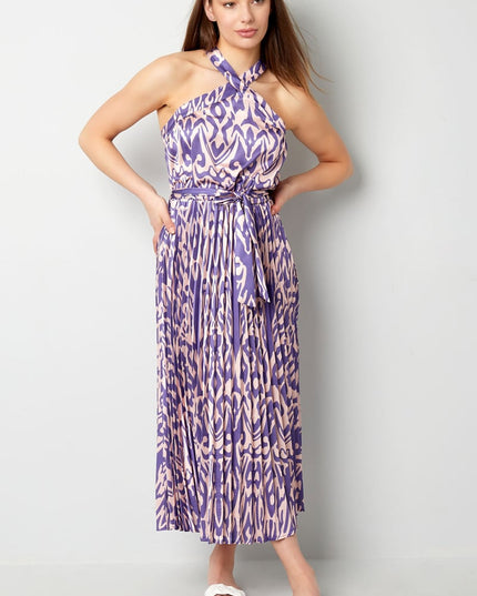 Dress tropical vibes - fuchsia