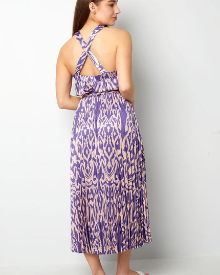 Dress tropical vibes - fuchsia