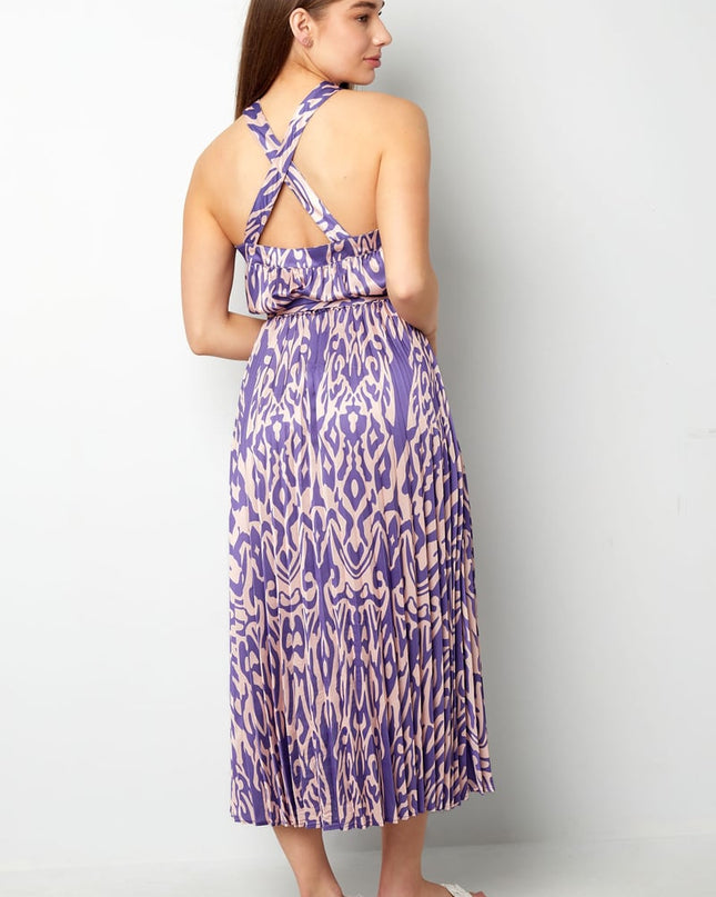 Dress tropical vibes - fuchsia