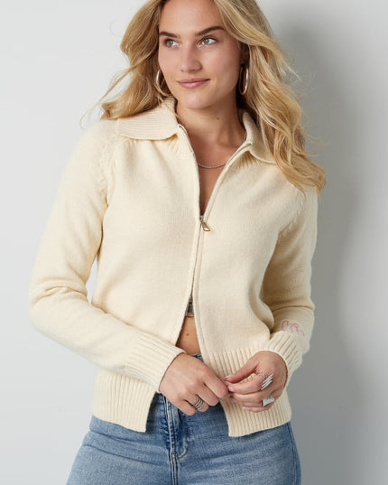 Gentle Glow cardigan - camel