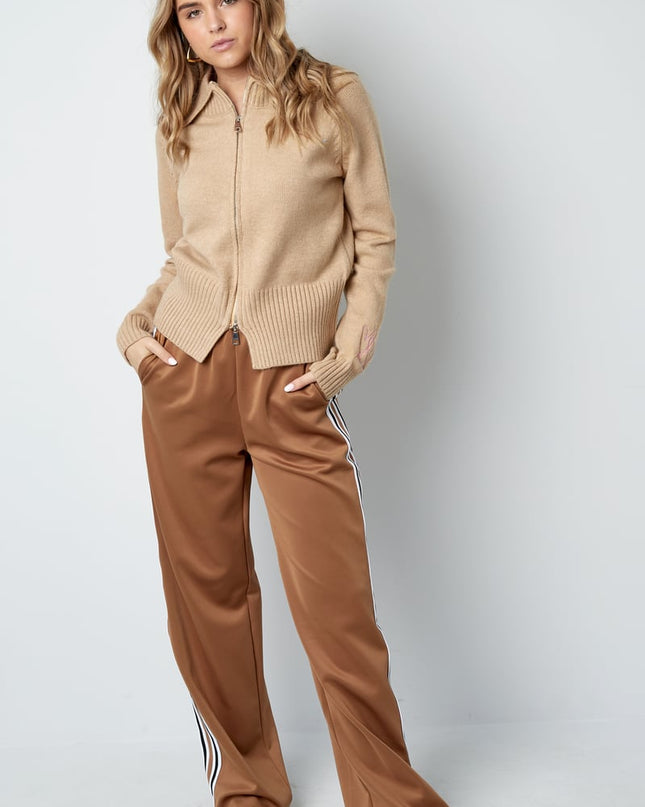 Gentle Glow cardigan - camel