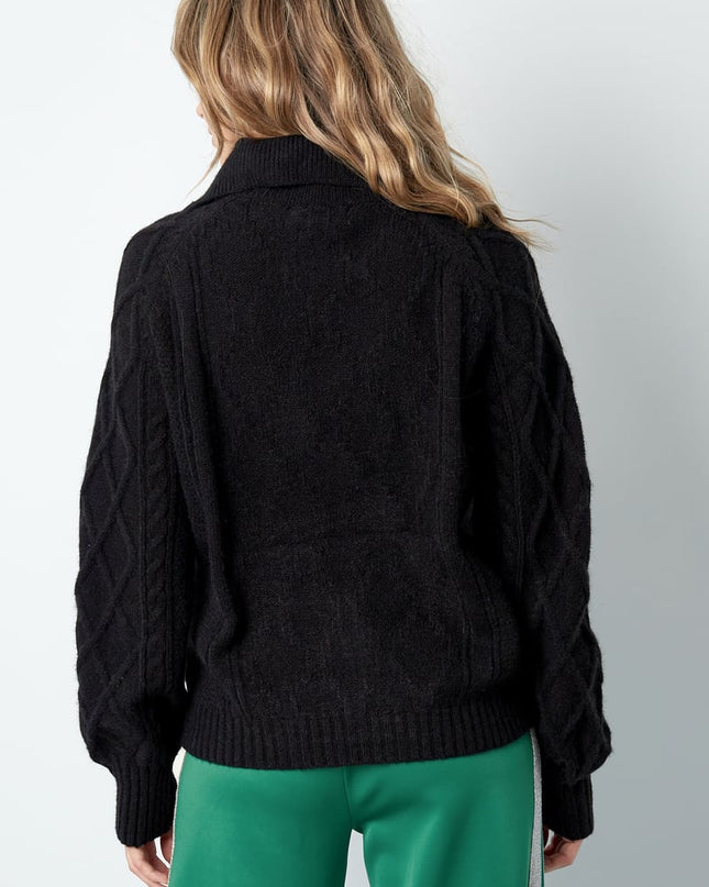 Soft Shade sweater - black