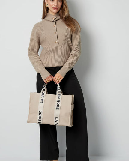 Easy Wear sweater - camel