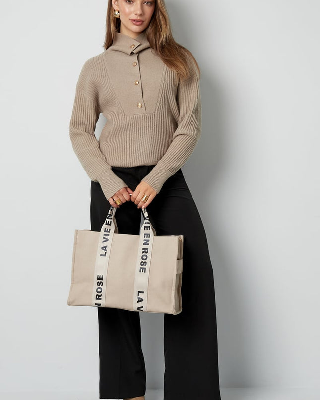 Easy Wear sweater - camel