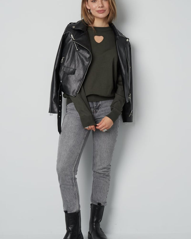 Forever in my heart sweater - dark green 