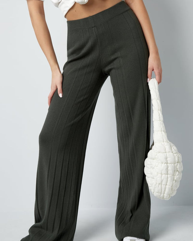 Soft Harmony pants - dark green