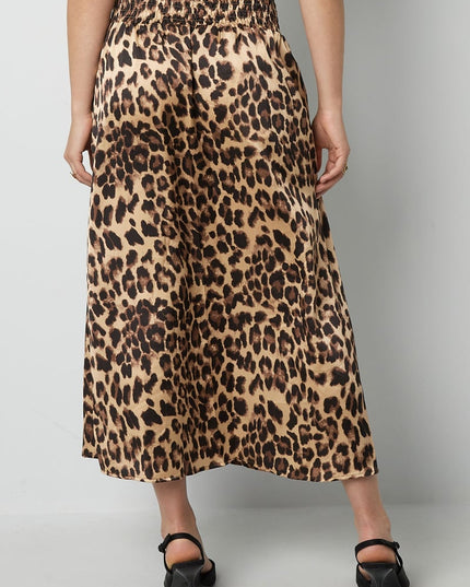 Lange panterprint rok