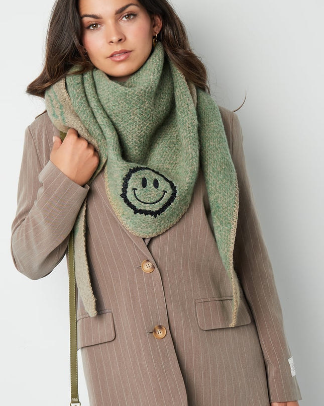 Wintersjaal smiley smoothnes