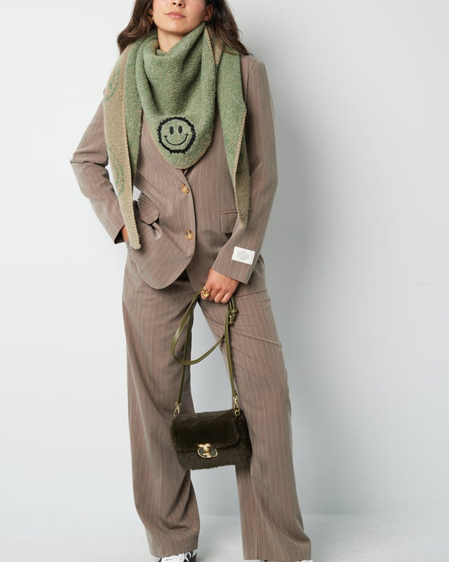 Wintersjaal smiley smoothnes