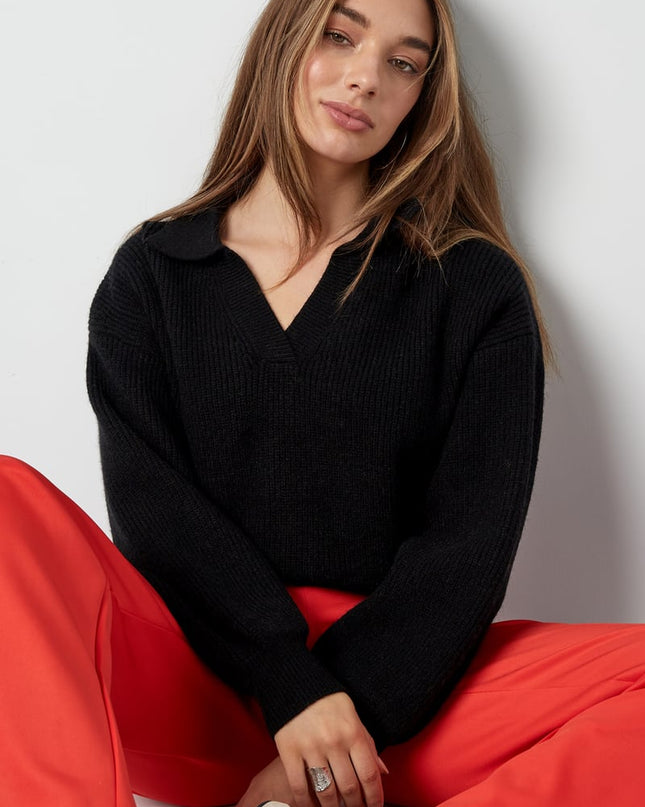 Everyday Ease sweater - fuchsia