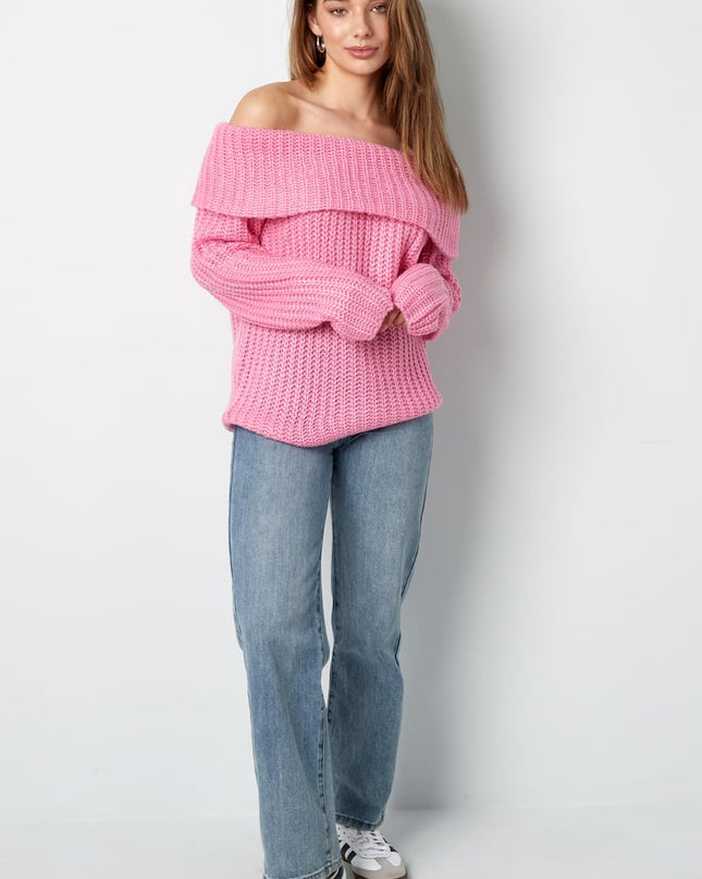 Frosty Morning sweater - pink