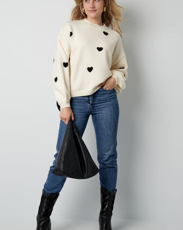 Heartfelt Hugs sweater - off-white