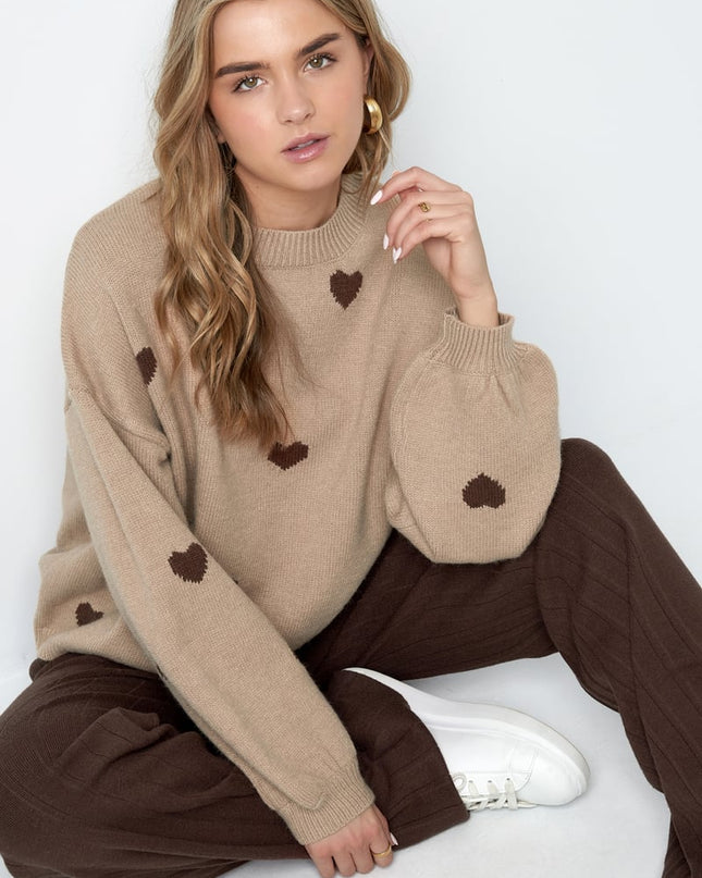 Heartfelt Hugs sweater - off-white