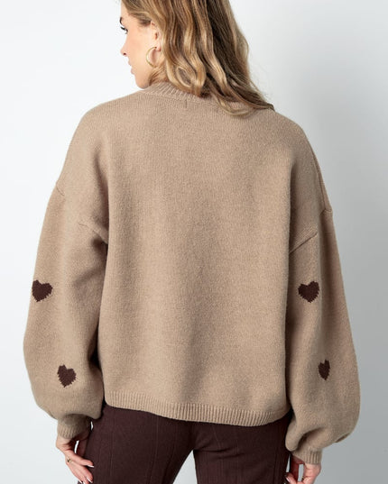 Heartfelt Hugs sweater - off-white