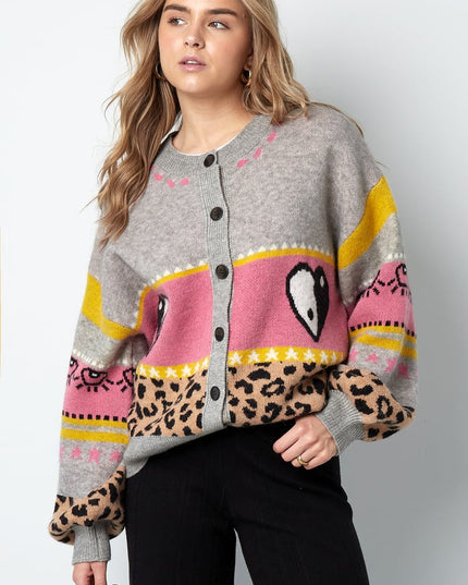 Dreamy Days vest - roze blauw