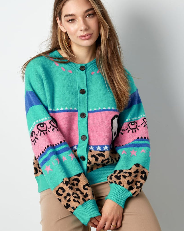 Dreamy Days vest - roze blauw