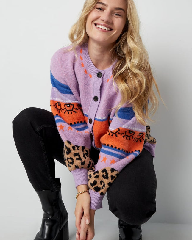 Dreamy Days vest - roze blauw