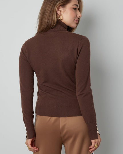 Tender Touch turtleneck - pink