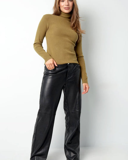 Honeydew turtleneck - olive