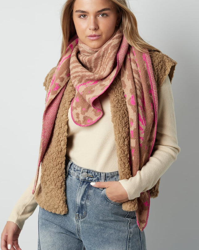 Vibrant vibes sjaal - groen