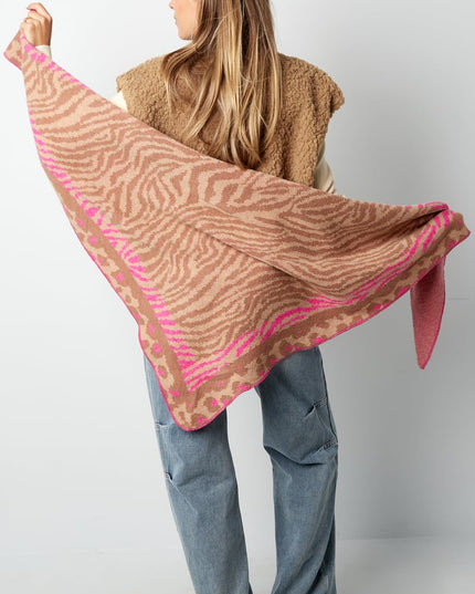 Vibrant vibes sjaal - groen