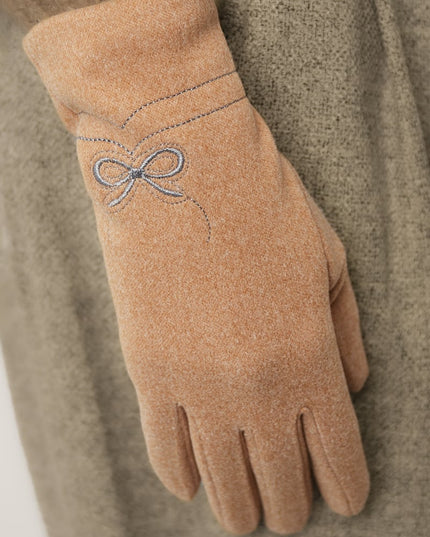 Delicate bow handschoenen