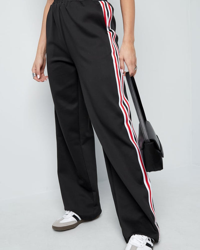 Striped must have pants - red S