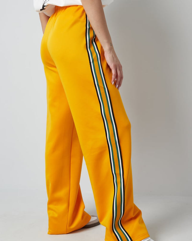 Striped must have pants - red S