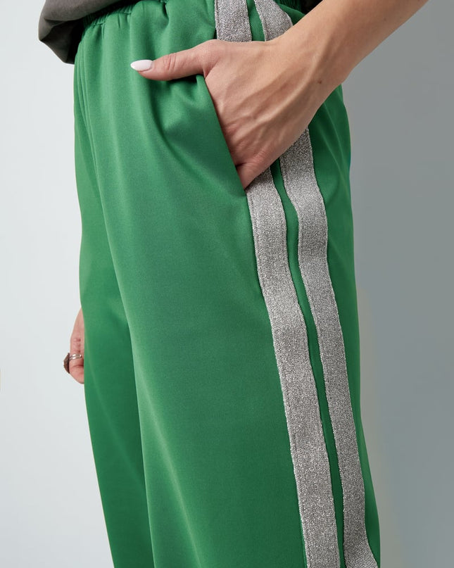 Striped must have pants - red S