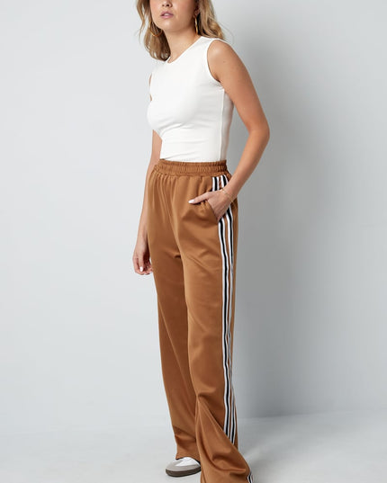 Striped must have pants - red S