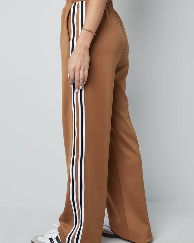 Striped must have pants - red S