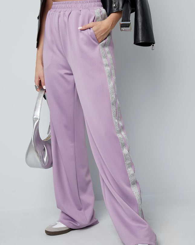 Striped must have pants - red S