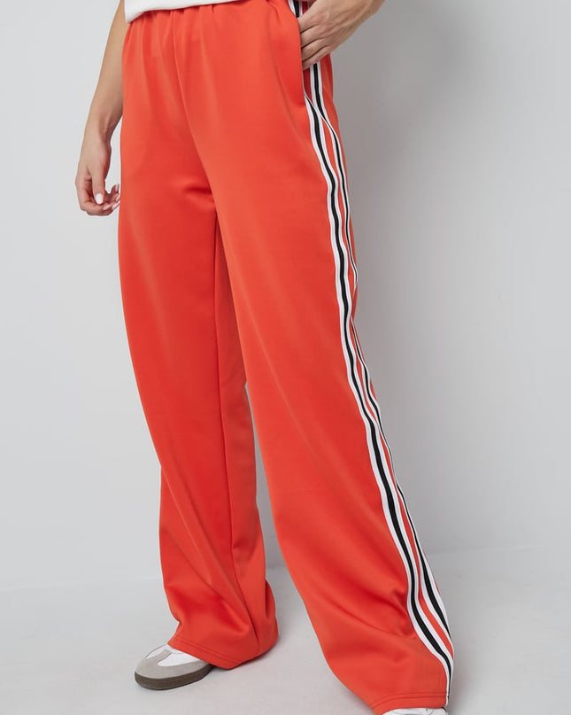 Striped must have pants - red S