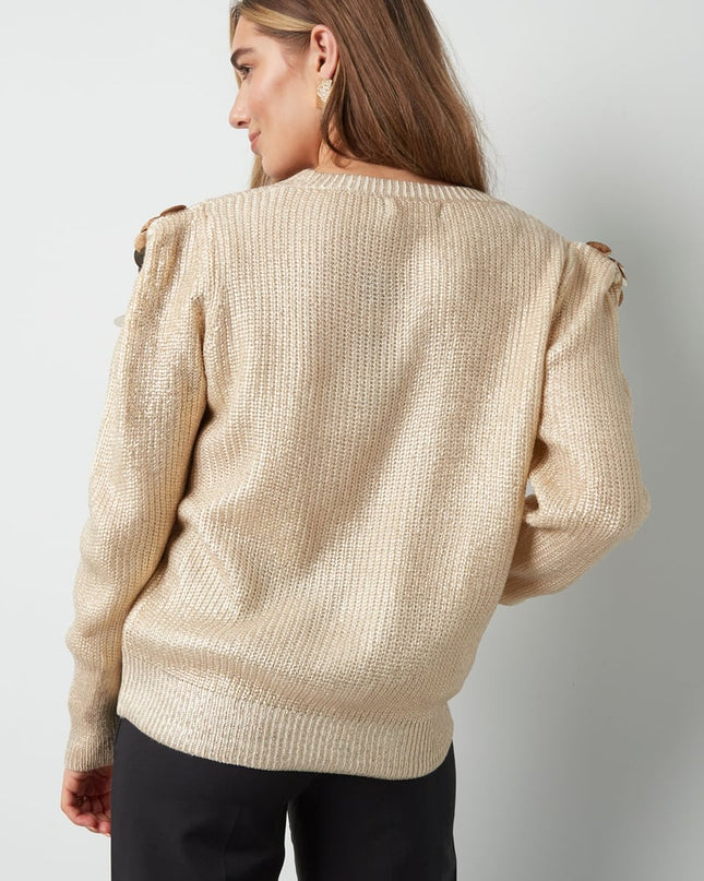 sequin sparkle sweater - black & 