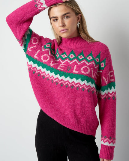 Love Sweater Weather sweater - white