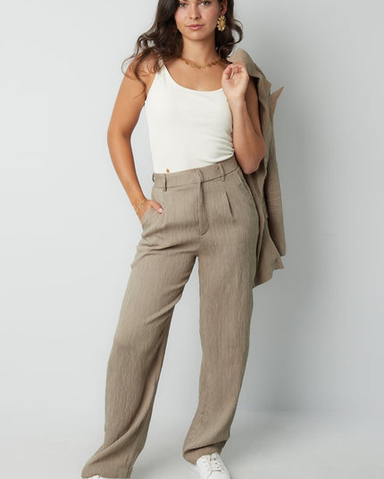 Chic comfort pants - black