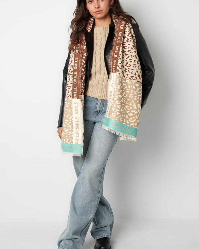 Colourful smile sjaal