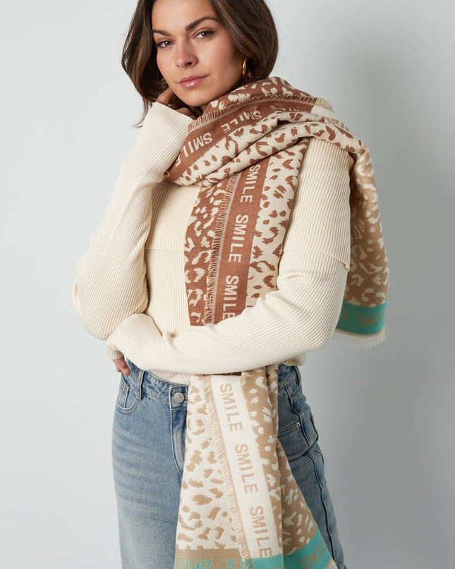 Colourful smile sjaal