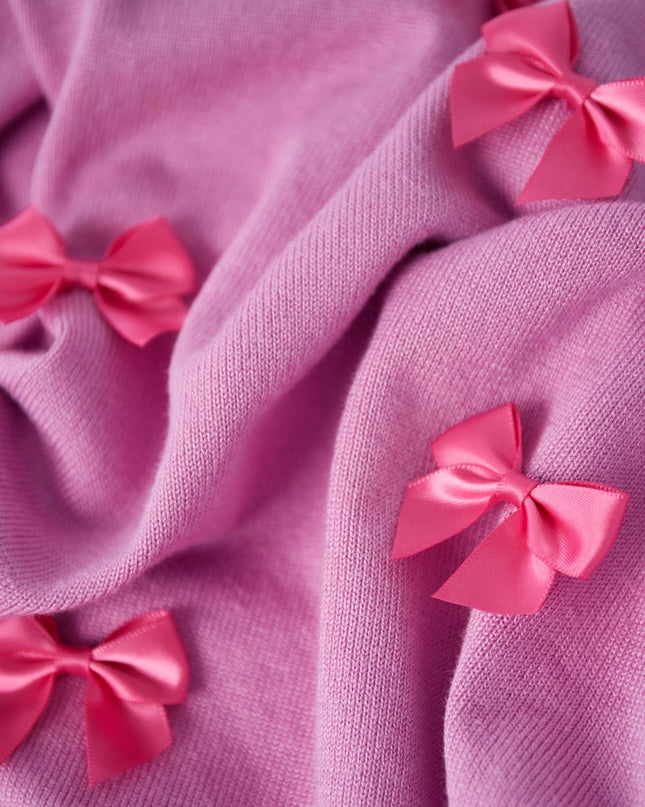Bow & Grace sweater - pink