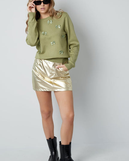 Bow & Grace sweater - pink