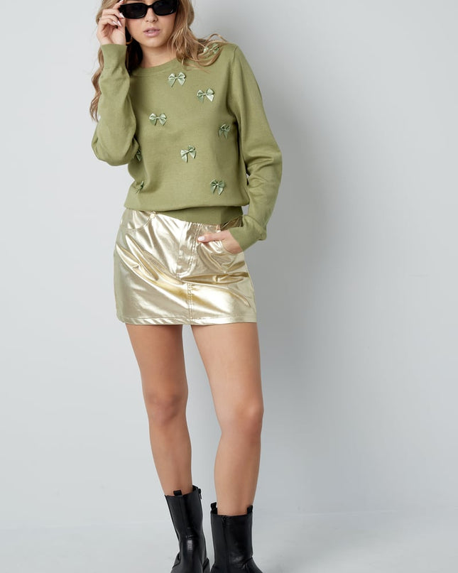 Bow & Grace sweater - pink