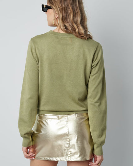 Bow & Grace sweater - pink