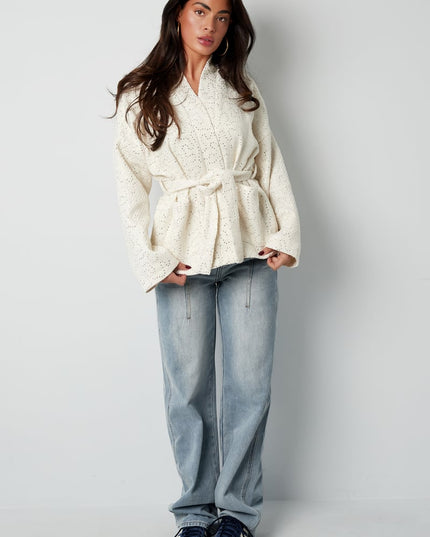 Glitter dream jacket - black