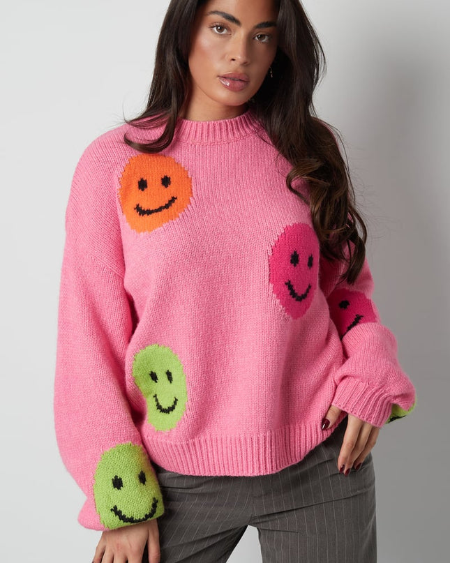 Smiley Knit trui