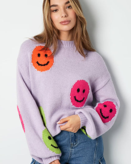 Smiley Knit trui