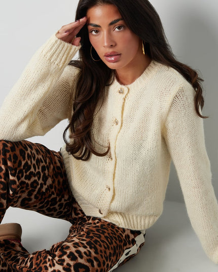 Knitted Love Cardigan - grey